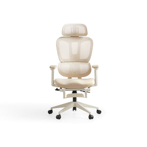 Myrna Adjustable Height Office Chair with Lumbar Support and Headrest/Caster Wheels
