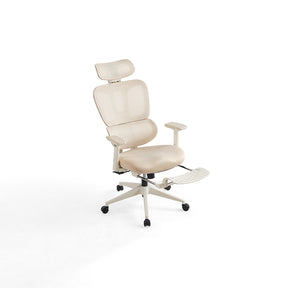 Myrna Adjustable Height Office Chair with Lumbar Support and Headrest/Caster Wheels