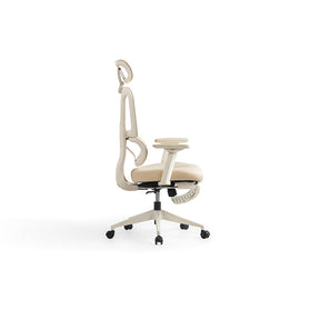 Myrna Adjustable Height Office Chair with Lumbar Support and Headrest/Caster Wheels
