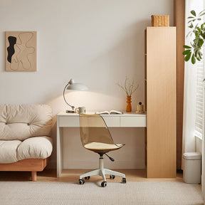 Ternes Study Desk and Bookshelf Set with Drawer