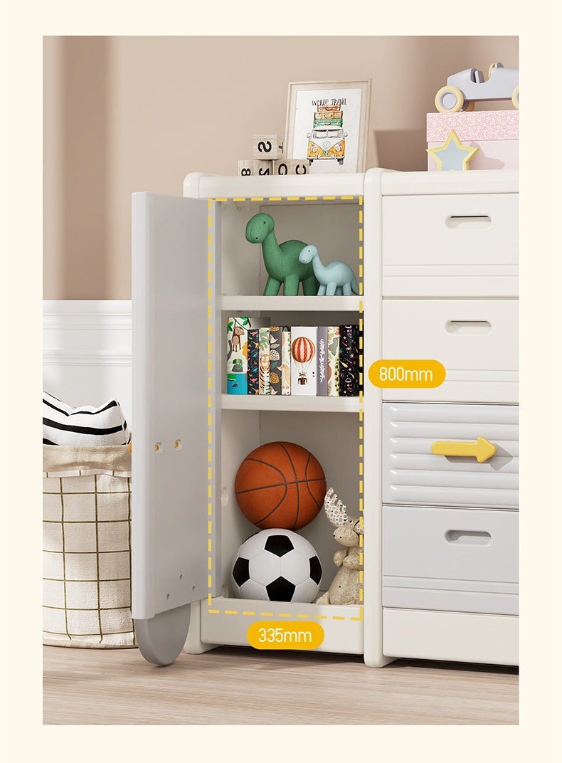 Car-Themed Adjustable Storage Organizer for Kids – Fun Toy and Book Cabinet