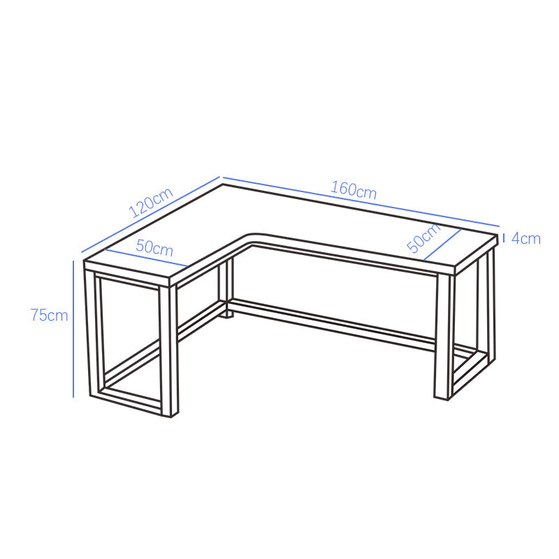 Perdue Minimalist Solid Wood Multi-Purpose Corner Desk/Gaming Desk/Study Desk