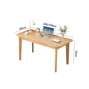 Natural Draylen Study Desk and Z Shape Chair set