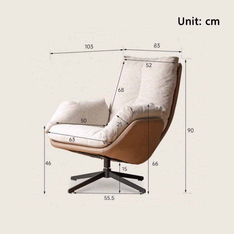 Sheila Computer Chair/Office Chair With Stool