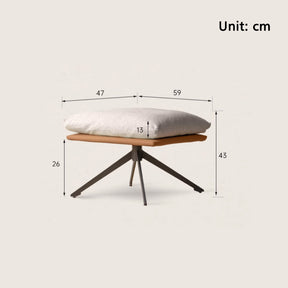 Sheila Computer Chair/Office Chair With Stool