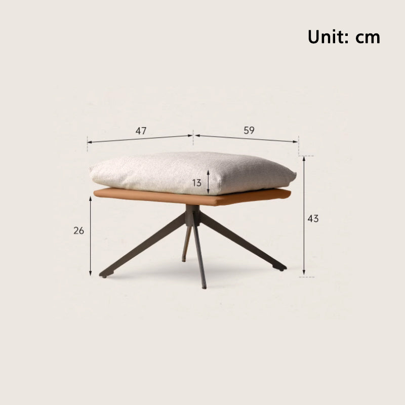 Sheila Computer Chair/Office Chair With Stool
