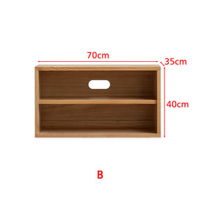 Madison FAS-Graded Solid American Oak Wood Floor-standing Modular Storage Cabinet Chest Set for Home