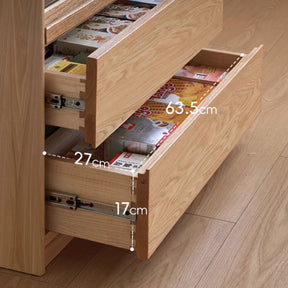 Frederick FAS-Graded Solid Fraxinus Mandshurica Wood Flip-door Bookcase Display Shelf/Storage Cabinet