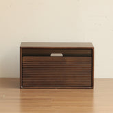 Julius 70cm FAS-Graded Solid Black Walnut Wood Floor-standing Modular Storage Cabinet Chest Set for Home