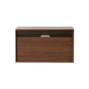 Julius 70cm FAS-Graded Solid Black Walnut Wood Floor-standing Modular Storage Cabinet Chest Set for Home