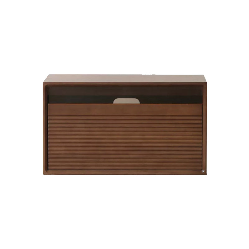 Julius 70cm FAS-Graded Solid Black Walnut Wood Floor-standing Modular Storage Cabinet Chest Set for Home