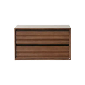 Julius 70cm FAS-Graded Solid Black Walnut Wood Floor-standing Modular Storage Cabinet Chest Set for Home