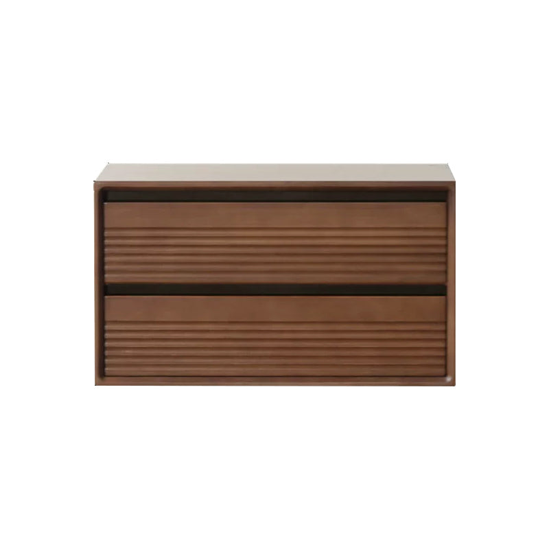 Julius 70cm FAS-Graded Solid Black Walnut Wood Floor-standing Modular Storage Cabinet Chest Set for Home