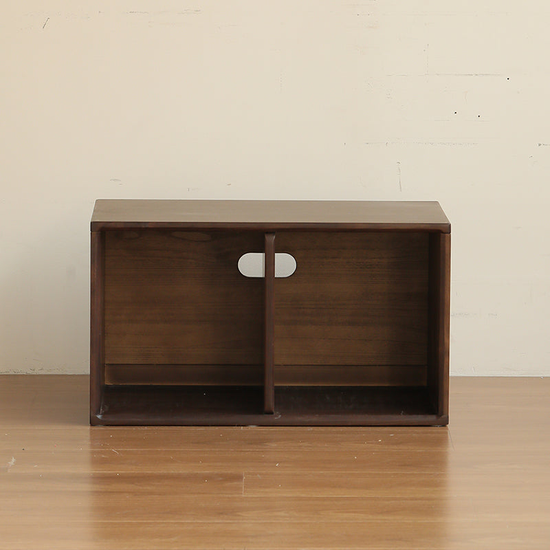 Julius 70cm FAS-Graded Solid Black Walnut Wood Floor-standing Modular Storage Cabinet Chest Set for Home