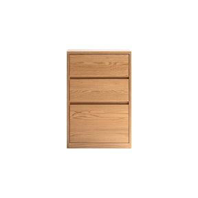 Oakley FAS-Graded Solid American Oak Wood Floor-standing Storage Cabinet Chest/Bookcase for Home Natural Wood Color