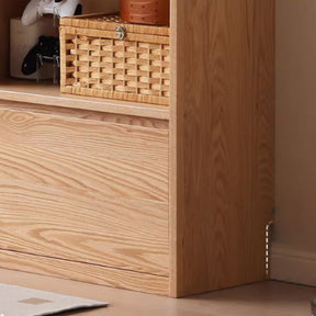 Oakley 66cm FAS-Graded Solid American Oak Wood Floor-standing Modular Storage Cabinet Chest Set/Bookcase for Home
