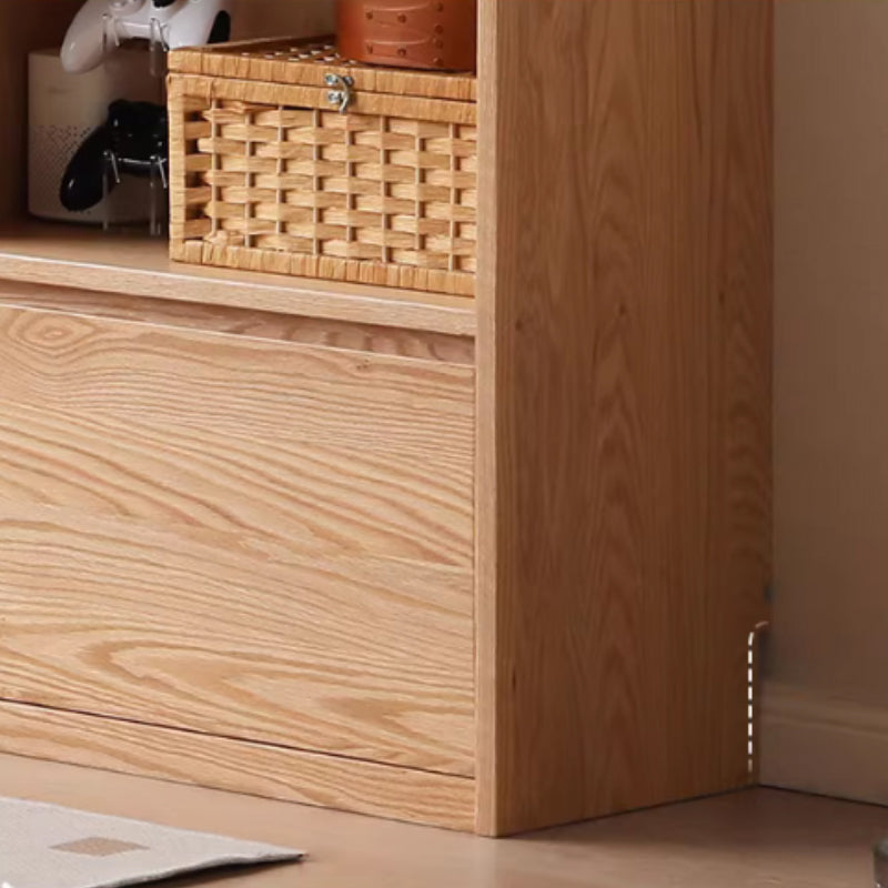 Oakley 66cm FAS-Graded Solid American Oak Wood Floor-standing Modular Storage Cabinet Chest Set/Bookcase for Home