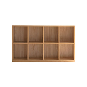 Oakley FAS-Graded Solid American Oak Wood Floor-standing Storage Cabinet Chest/Bookcase for Home Natural Wood Color