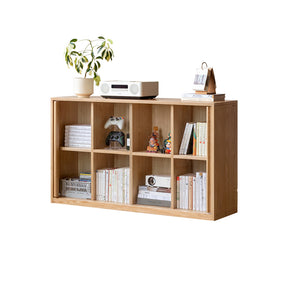 Oakley FAS-Graded Solid American Oak Wood Floor-standing Storage Cabinet Chest/Bookcase for Home Natural Wood Color
