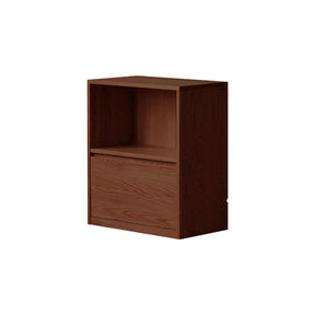 Oakley 66cm FAS-Graded Solid American Oak Wood Floor-standing Modular Storage Cabinet Chest Set/Bookcase for Home