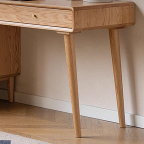 Beatrix Single Adjustable Office Desk/Computer Table With Drawer/Bookcase