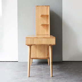 Beatrix Single Adjustable Office Desk/Computer Table With Drawer/Bookcase