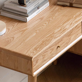 Beatrix Single Adjustable Office Desk/Computer Table With Drawer/Bookcase