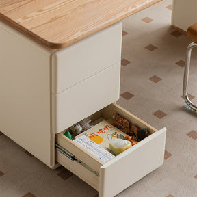 Brent 1.2m/1.4m/1.6m FAS-Graded Solid American Oak Wood/Liriodendron Wood Single Office Desk/Computer Table With Drawer