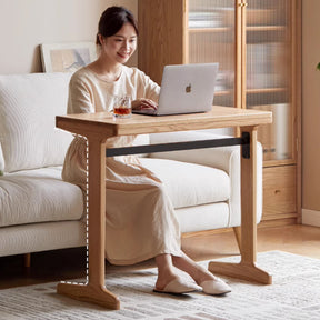 Bridget FAS-Graded Solid Cherry Wood Bookshelf and Study Desk Storage Cabinet