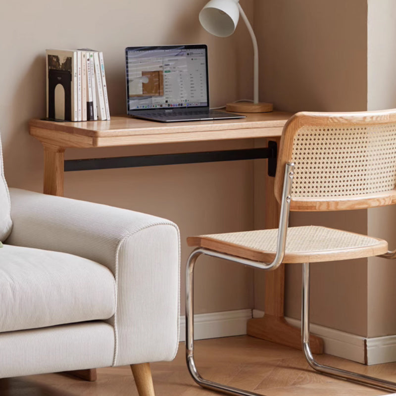 Bridget FAS-Graded Solid Cherry Wood Bookshelf and Study Desk Storage Cabinet