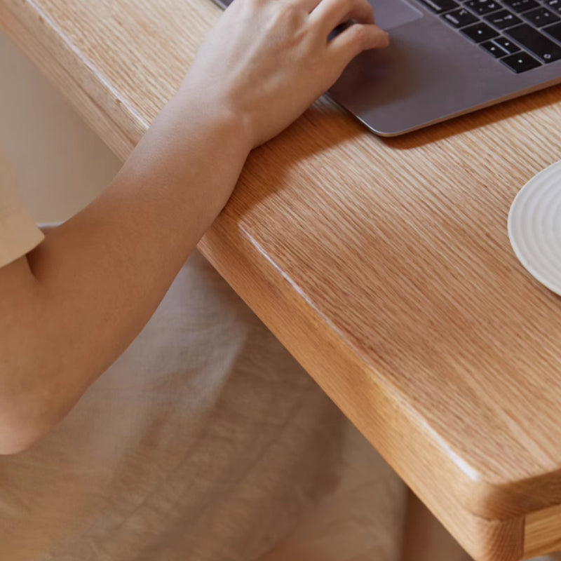 Bridget FAS-Graded Solid Cherry Wood Bookshelf and Study Desk Storage Cabinet