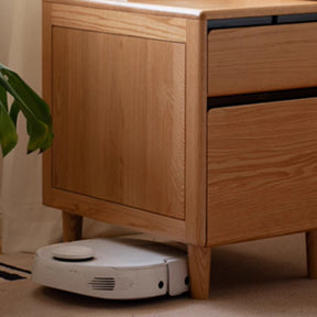 Bronson 121cm/141cm FAS-Graded Solid Oak Wood Adjustable Study Desk/Table With Drawer