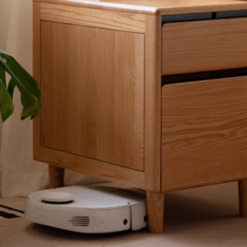 Bronson 121cm/141cm FAS-Graded Solid Oak Wood Adjustable Study Desk/Table With Drawer