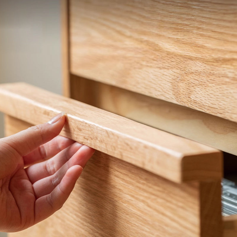Bryony 1.02m/1.4m Single FAS-Graded Solid American Oak Wood Office Desk/Computer Table With Cabinet/Bookcase/Drawer