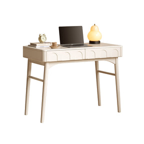 Cole 100cm Rubberwood Study Desk/Table With Drawer White