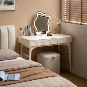 Cole 100cm Rubberwood Study Desk/Table With Drawer White