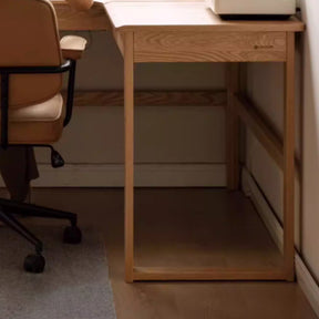 Neville 1.2m/1.4m/1.6m Fraxinus Mandshurica Wood Single Corner Storage Office Desk/Computer Table