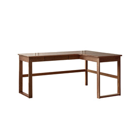 Neville 1.2m/1.4m/1.6m Fraxinus Mandshurica Wood Single Corner Storage Office Desk/Computer Table