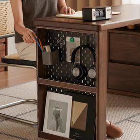 Nolan 1.2m/1.4m FAS-Graded Solid American Oak Wood Single Corner Storage Office Desk/Computer Table With Bookcase