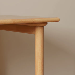 Achilles 80cm/100cm FAS-Graded Solid American Oak Wood Desk/Table Natural Wood Color