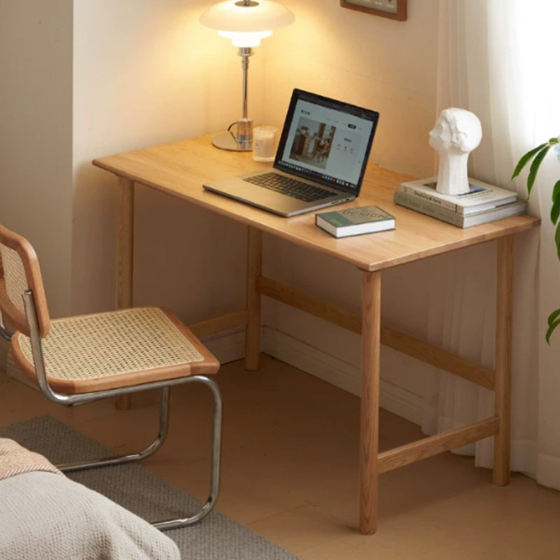 Achilles 80cm/100cm FAS-Graded Solid American Oak Wood Desk/Table Natural Wood Color