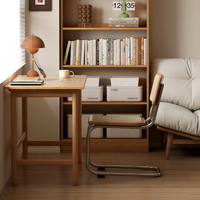 Achilles 80cm/100cm FAS-Graded Solid American Oak Wood Desk/Table Natural Wood Color