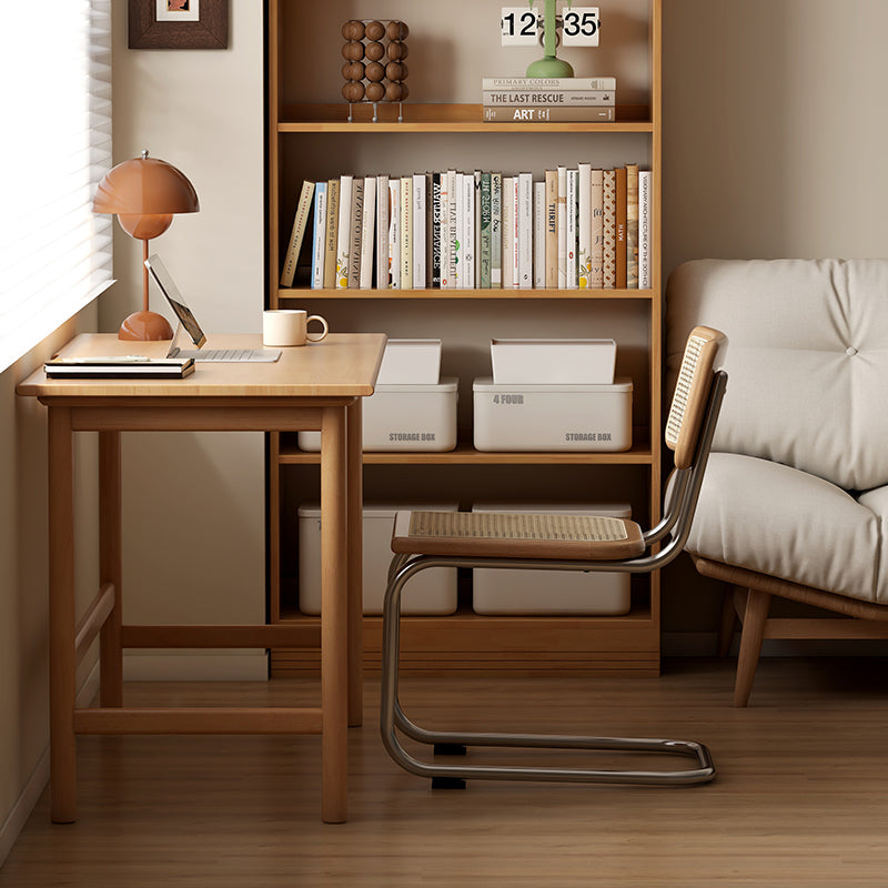 Achilles 80cm/100cm FAS-Graded Solid American Oak Wood Desk/Table Natural Wood Color