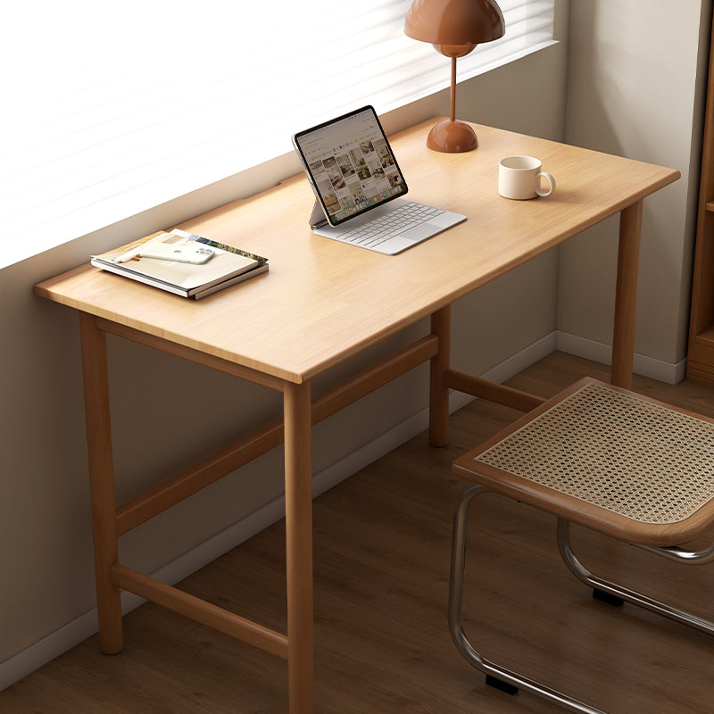 Achilles 80cm/100cm FAS-Graded Solid American Oak Wood Desk/Table Natural Wood Color
