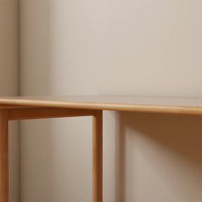 Achilles 80cm/100cm FAS-Graded Solid American Oak Wood Desk/Table Natural Wood Color