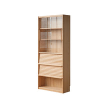 Kyson 85cm FAS-Graded Solid American Oak Wood Floor-standing Bookcase Display Shelf & Storage