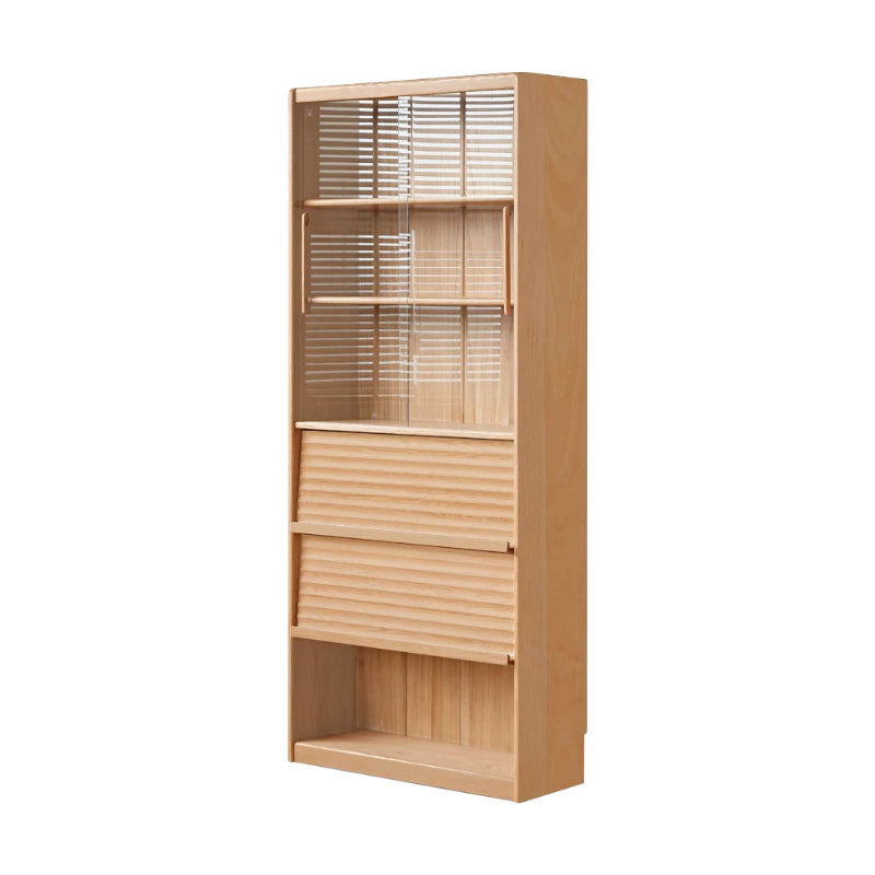 Lane 60cm/85cm Solid Beech Wood Floor-standing Bookcase Display Shelf & Storage