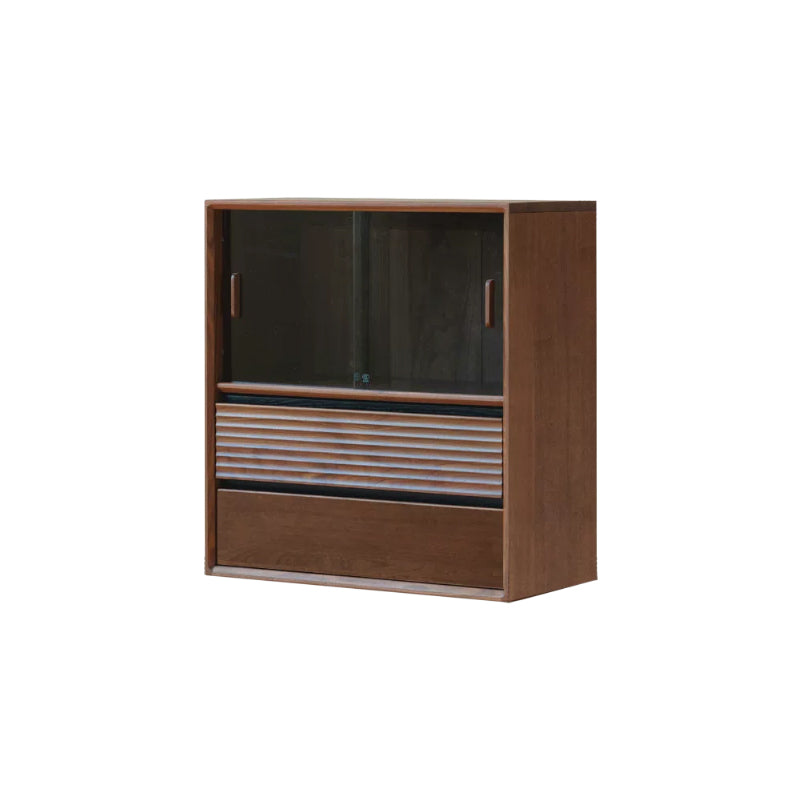 Juniper 70cm Solid Merpauh Wood Floor-standing Modular Storage Cabinet Chest Set for Home