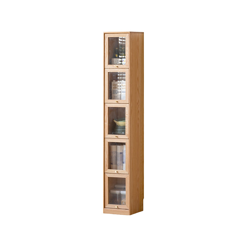 Orlando 110cm/145cm/180cm Height FAS-Graded Solid American Oak Wood Flip-door Bookcase Bookshelf/Storage Rack