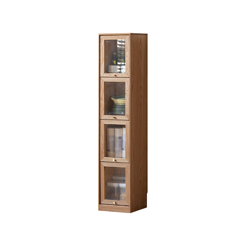 Orlando 110cm/145cm/180cm Height FAS-Graded Solid American Oak Wood Flip-door Bookcase Bookshelf/Storage Rack